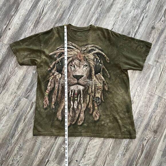The Mountains 2011 "Manimals" Rastafarian Lion Tee L - Picture 5 of 6